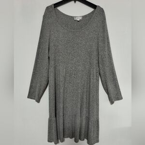 [5x$20] Gray Knit Dress / Size 3X
